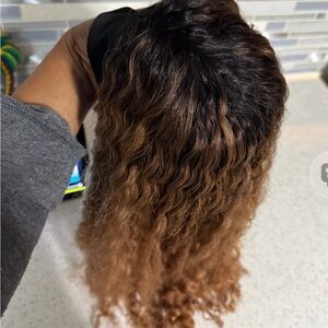Luxurious Brown Curly Hair Extensions